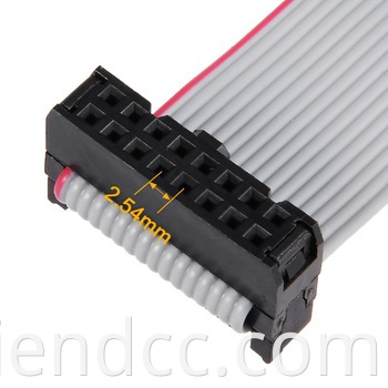 OEM 16 pin ffc cable Flat Pin 2.54mm For 30mm /40mm 50 mm ribbon cable for computer PCB